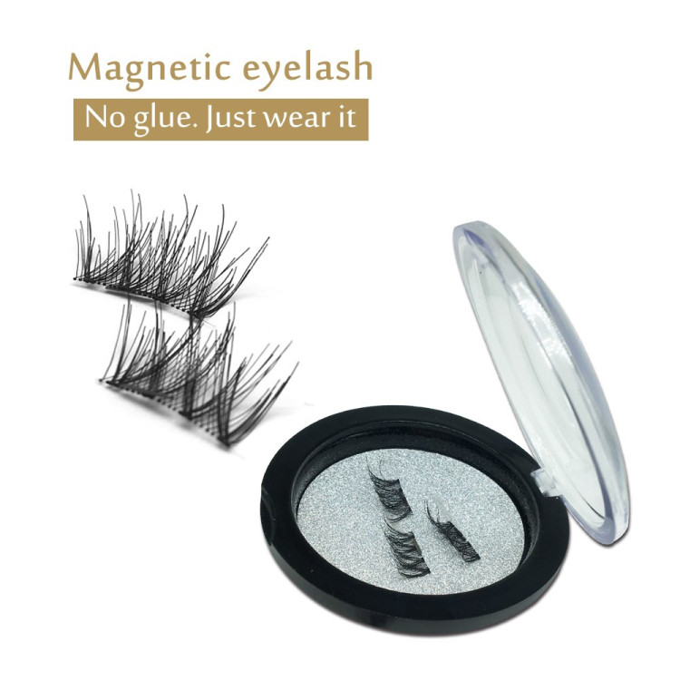 Wholesale synthetic material magnetic eyelashes Y-2